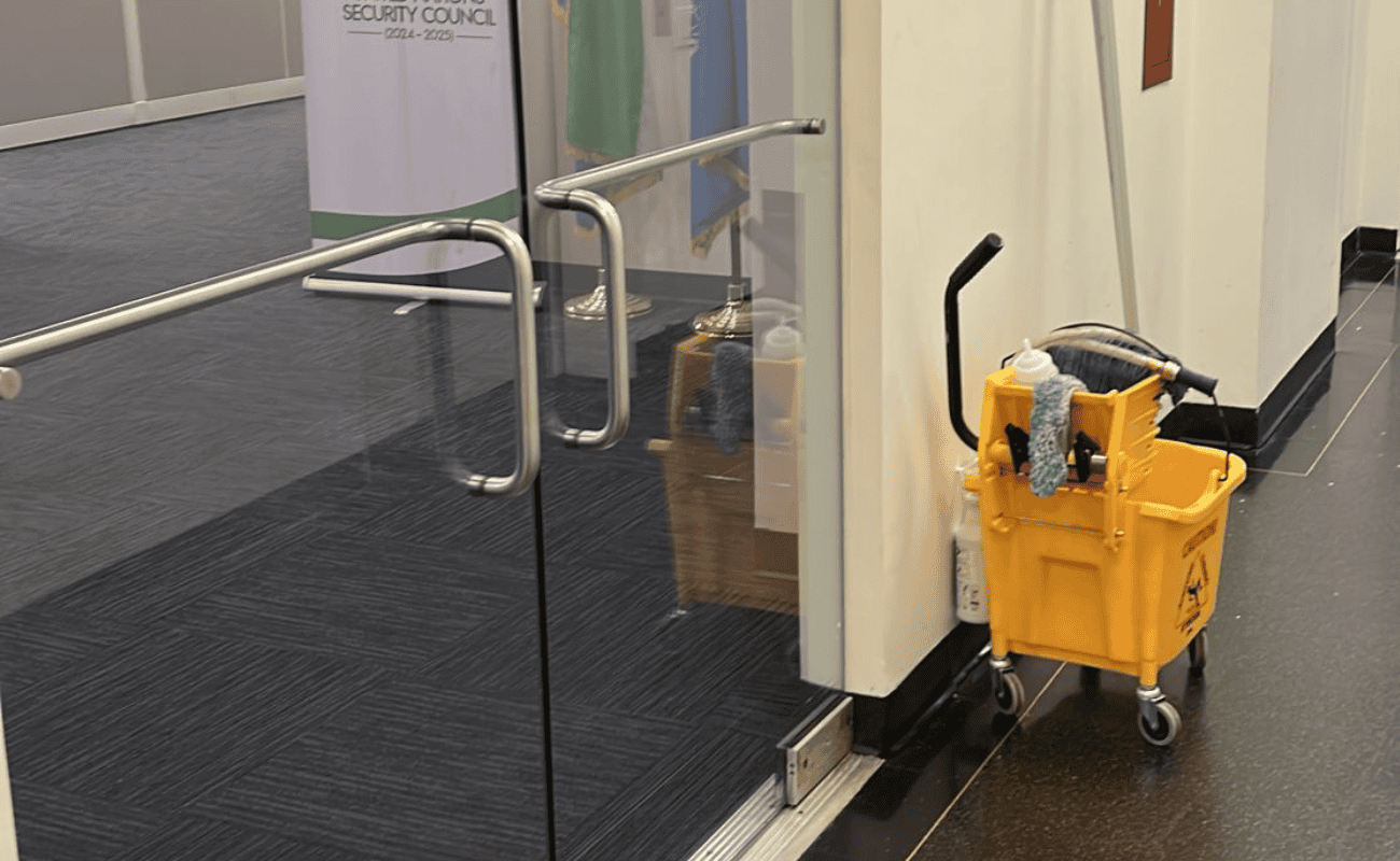 Professional cleaning service at United Nations mission building in New York City